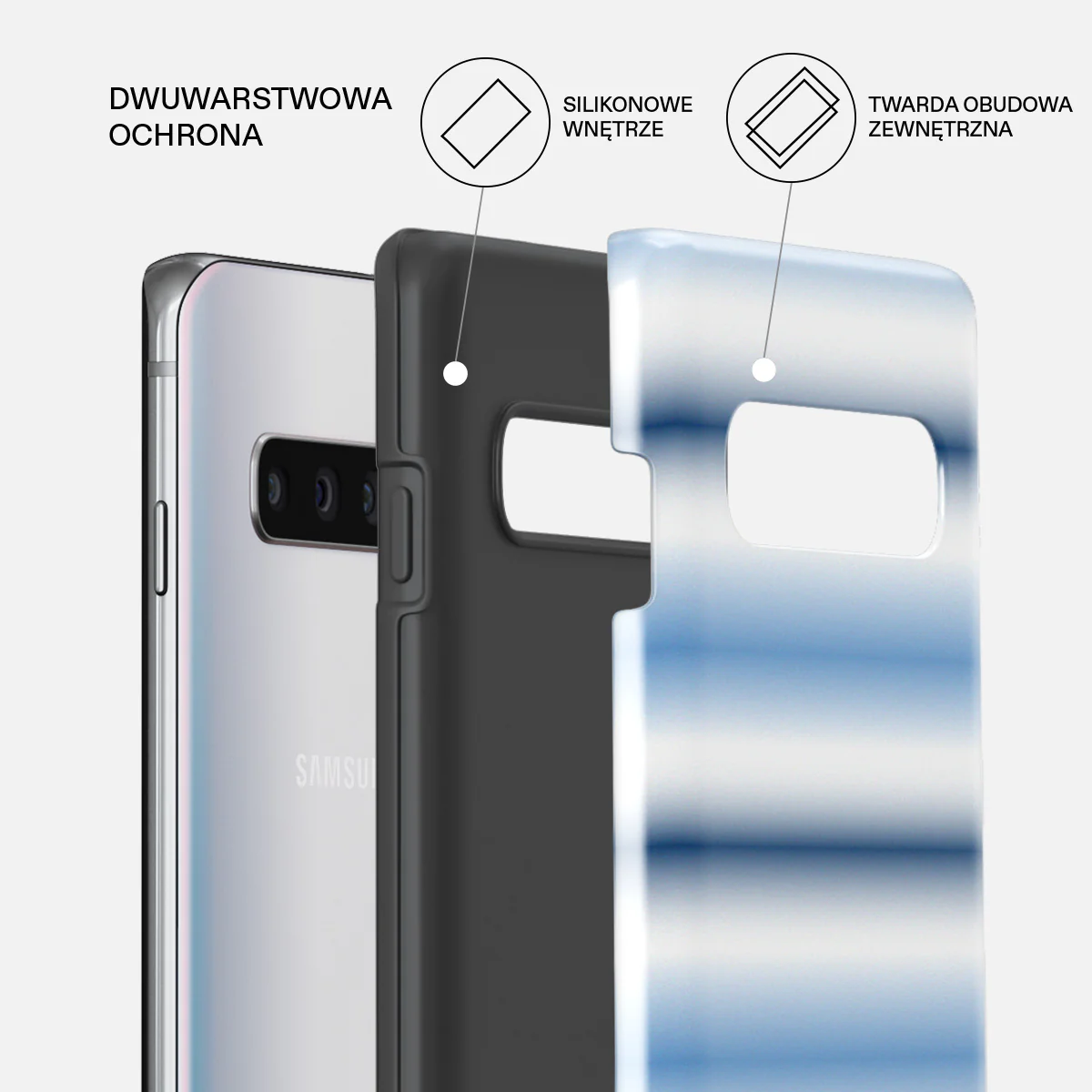 White Noise - Samsung Galaxy S10 4G Etui - Image 2