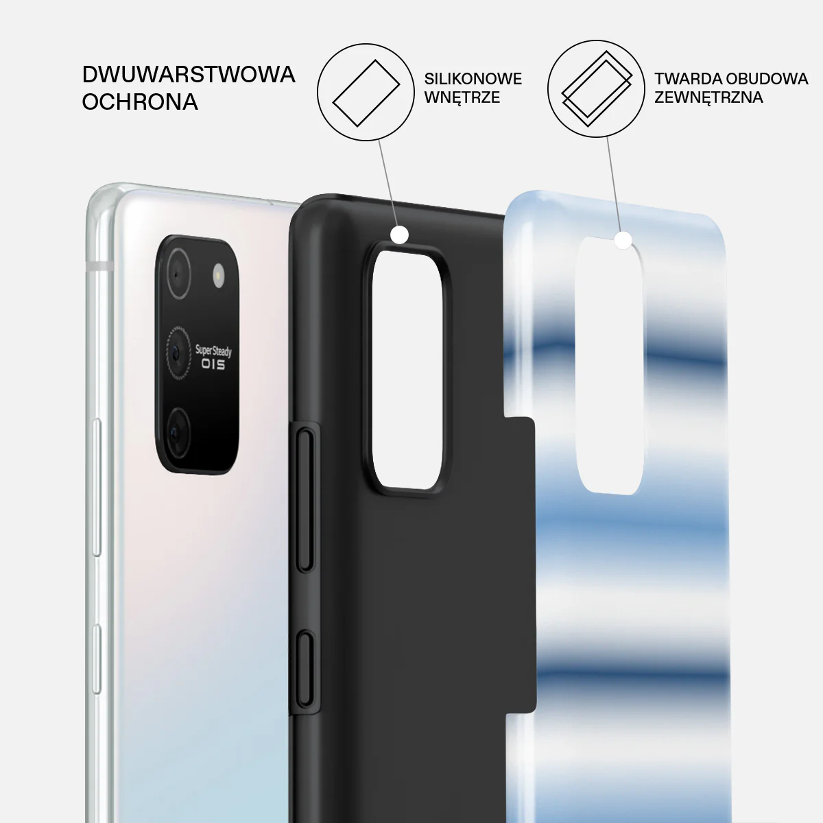 White Noise - Samsung Galaxy S10 Lite Etui - Image 2