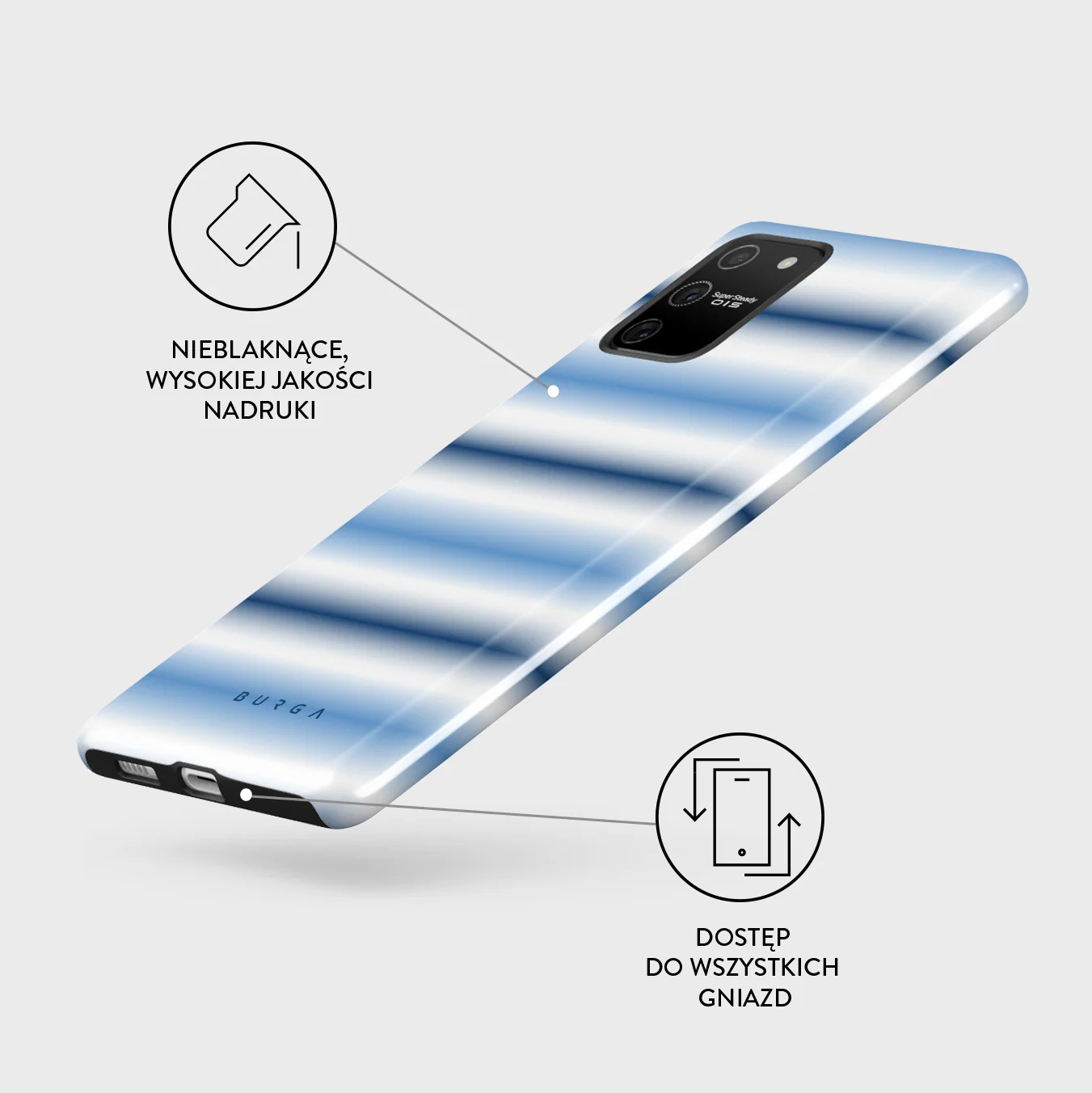 White Noise - Samsung Galaxy S10 Lite Etui - Image 3