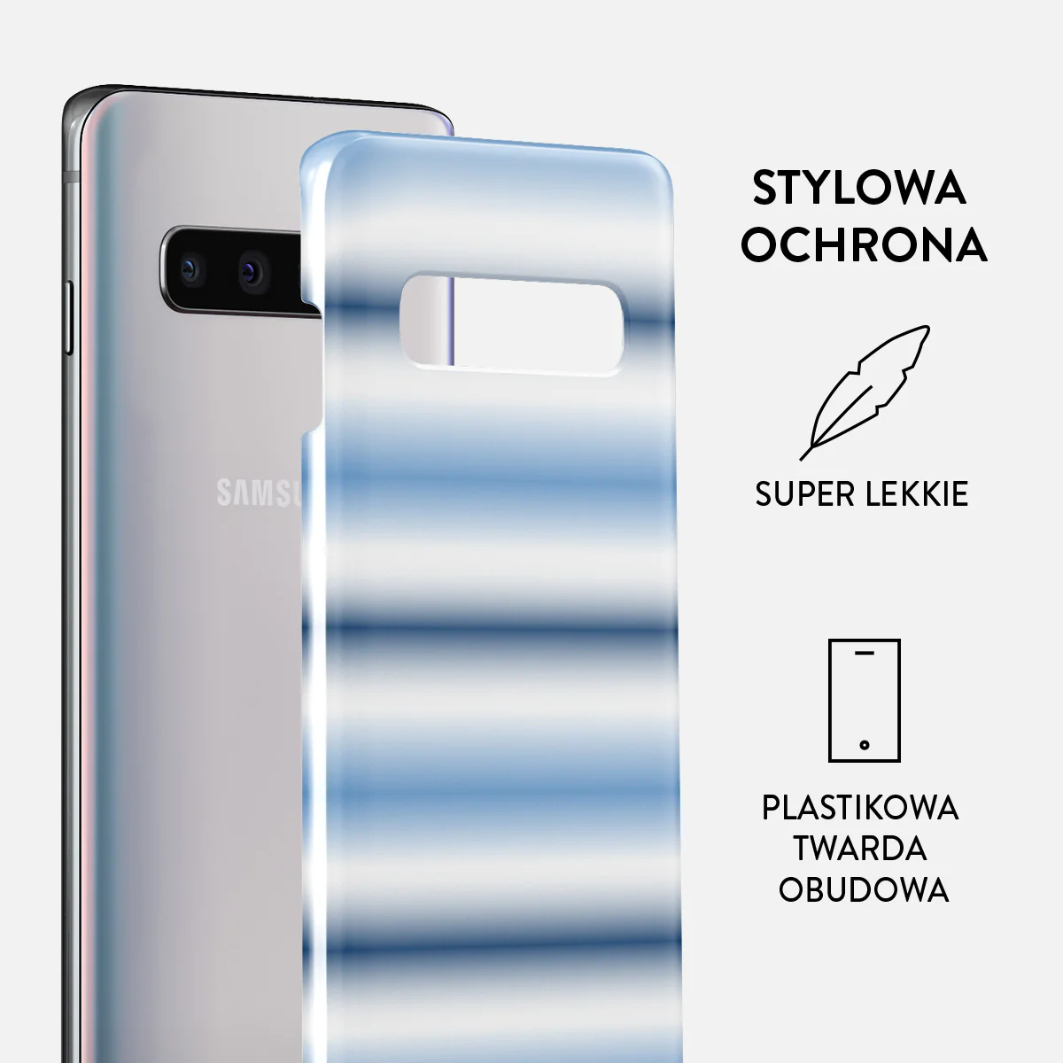 White Noise - Samsung Galaxy S10 Plus Etui - Image 2