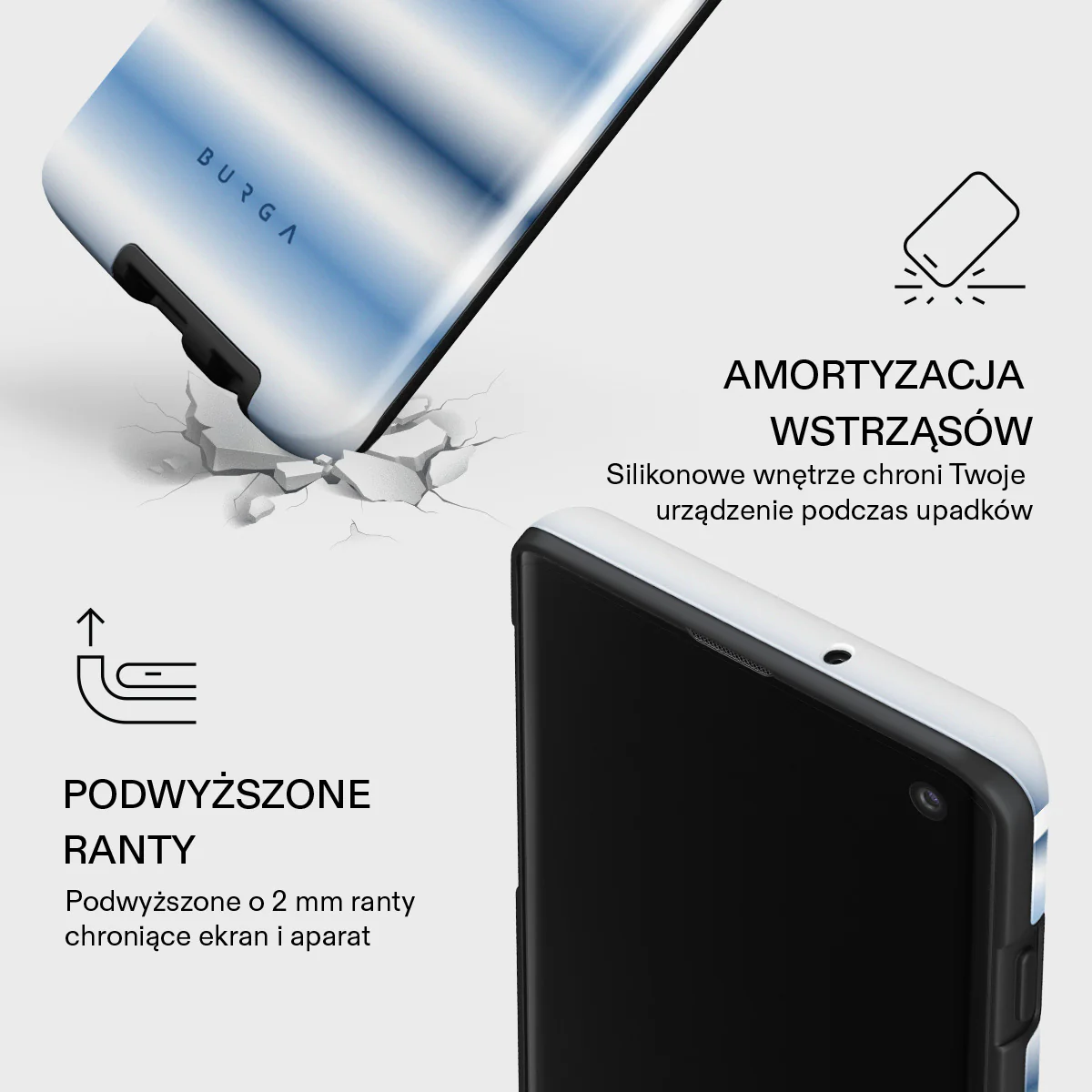 White Noise - Samsung Galaxy S10 Plus Etui - Image 8