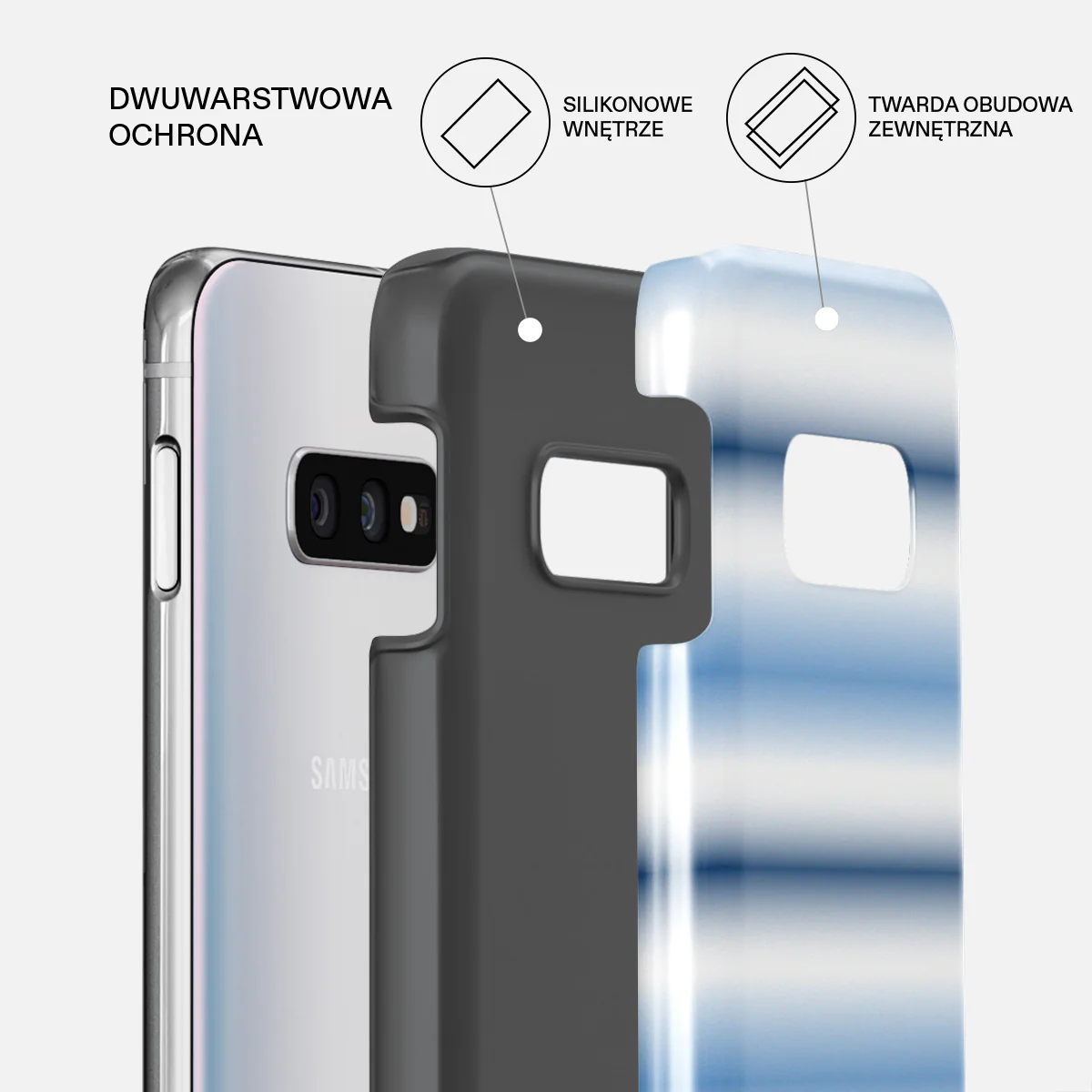 White Noise - Samsung Galaxy S10E Etui - Image 2