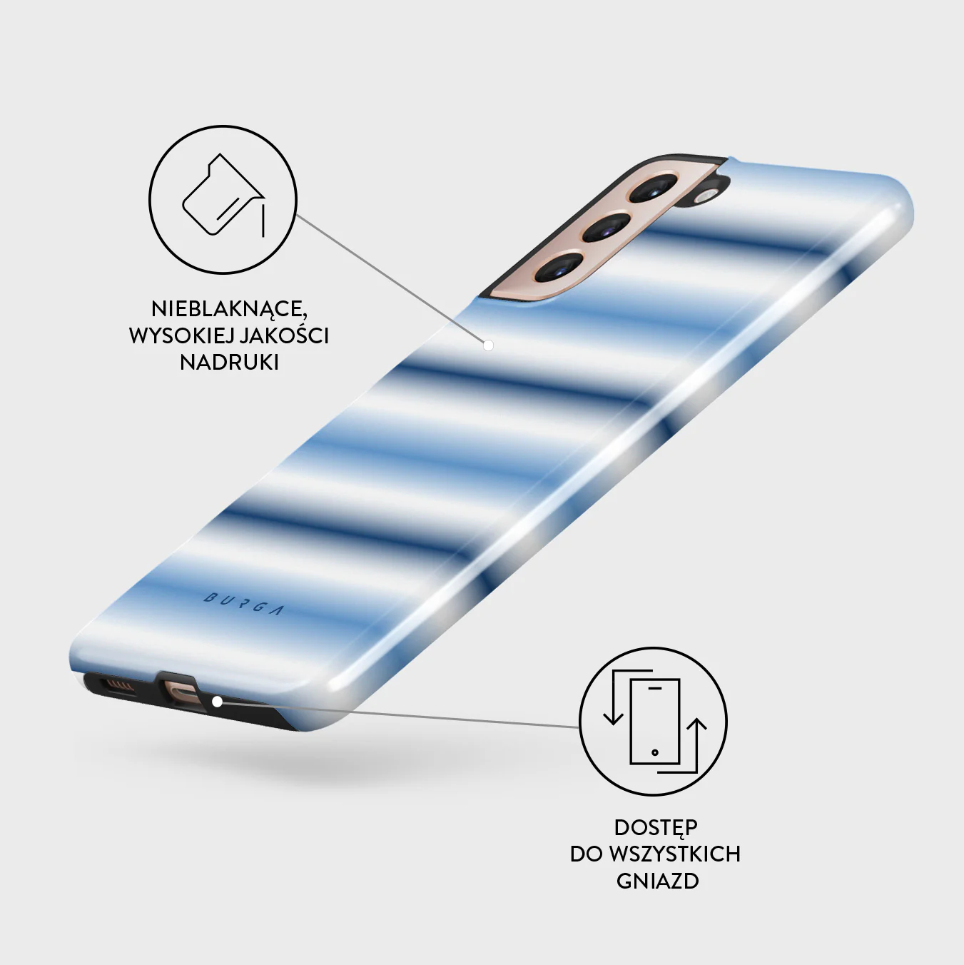 White Noise - Samsung Galaxy S21 Plus Etui - Image 3