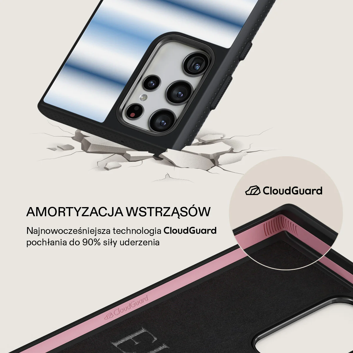 White Noise - Samsung Galaxy S22 Ultra Etui - Image 14