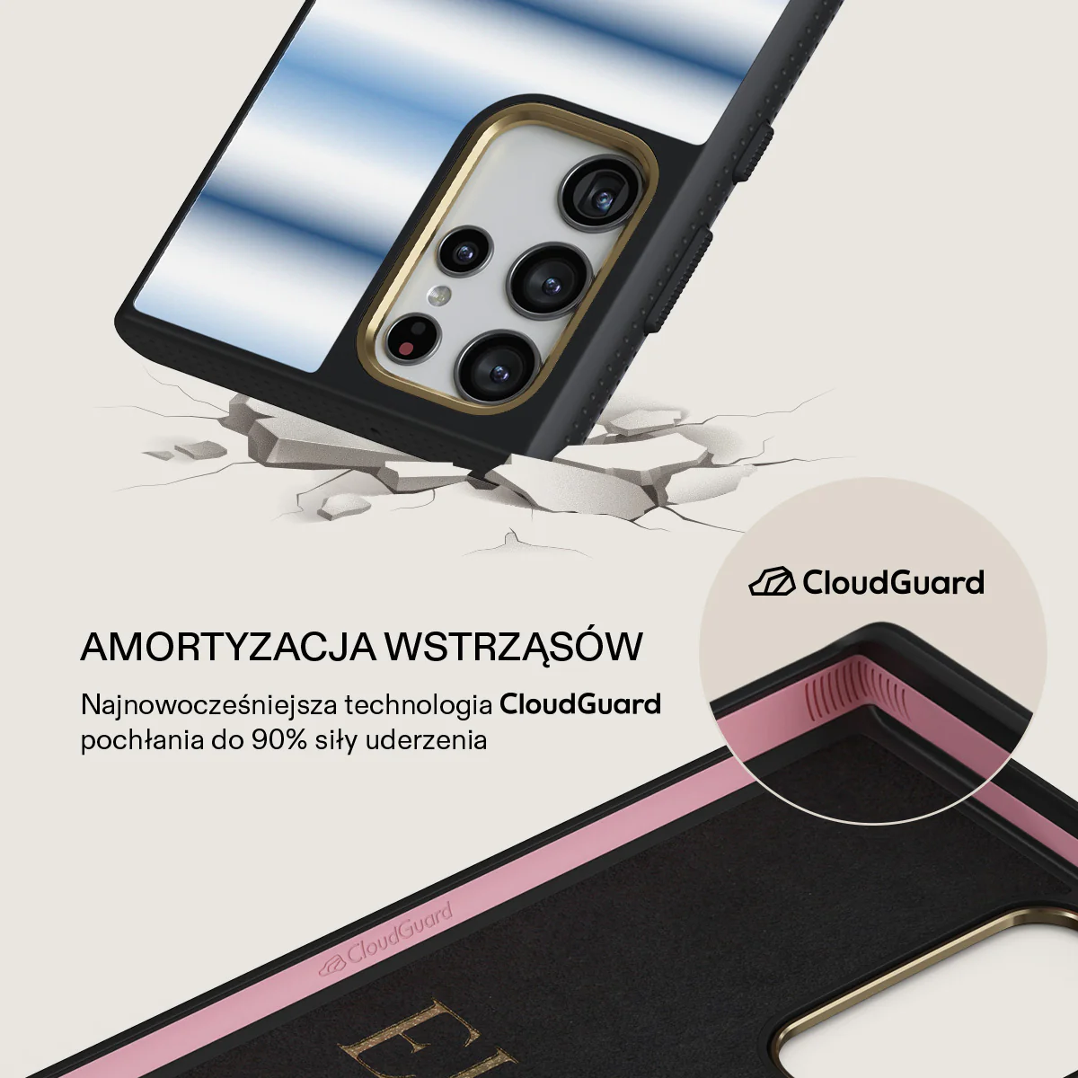 White Noise - Samsung Galaxy S22 Ultra Etui - Image 7