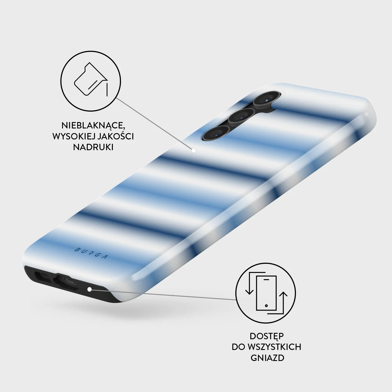 White Noise - Samsung Galaxy S23 FE Etui - Image 3