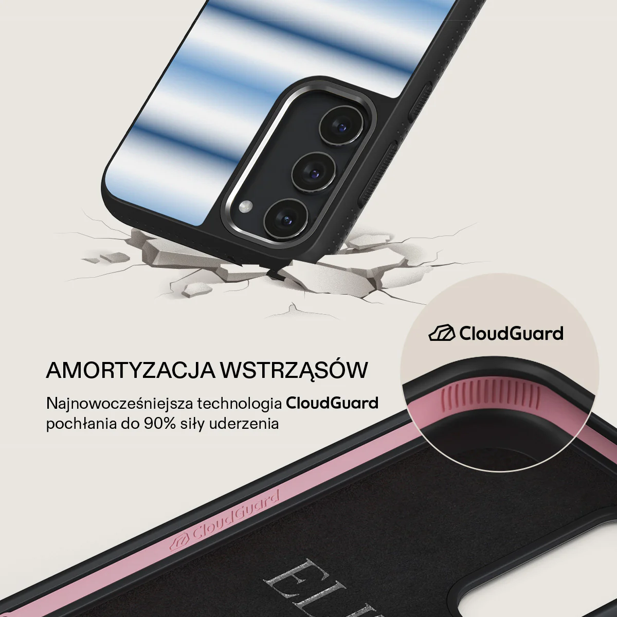 White Noise - Samsung Galaxy S23 Plus Etui - Image 14