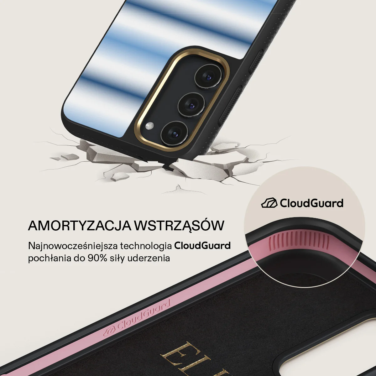 White Noise - Samsung Galaxy S23 Plus Etui - Image 7
