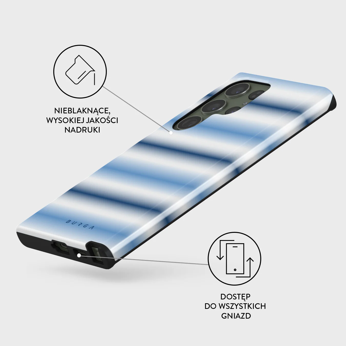 White Noise - Samsung Galaxy S23 Ultra Etui - Image 3
