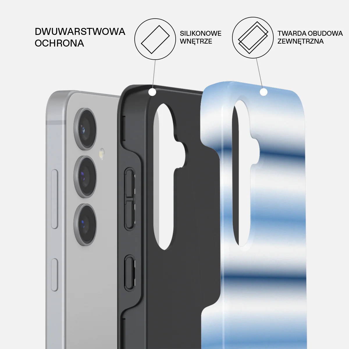 White Noise - Samsung Galaxy S24 FE Etui - Image 2