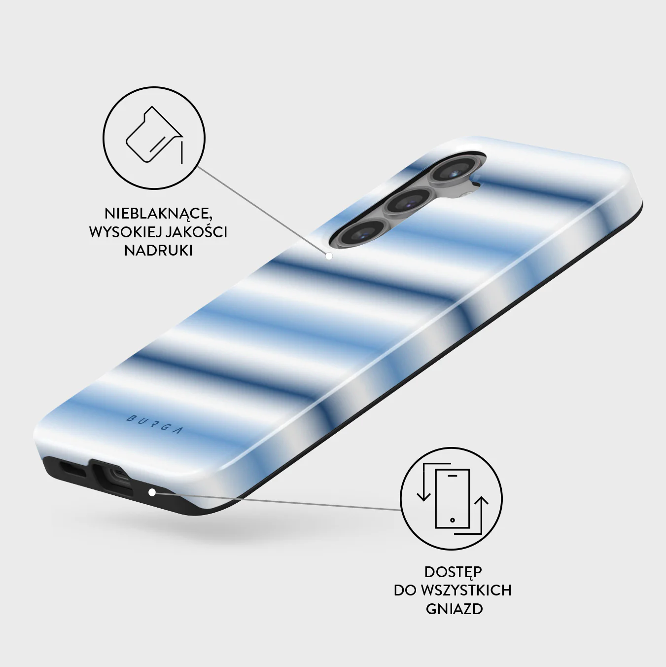 White Noise - Samsung Galaxy S24 Plus Etui - Image 3