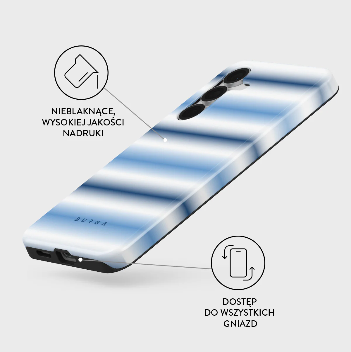 White Noise - Samsung Galaxy S25 FE Etui - Image 3