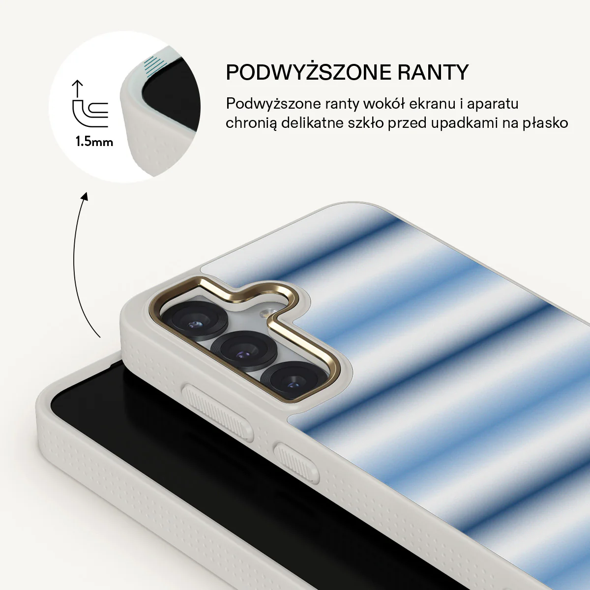 White Noise - Samsung Galaxy S25 Plus Etui - Image 22