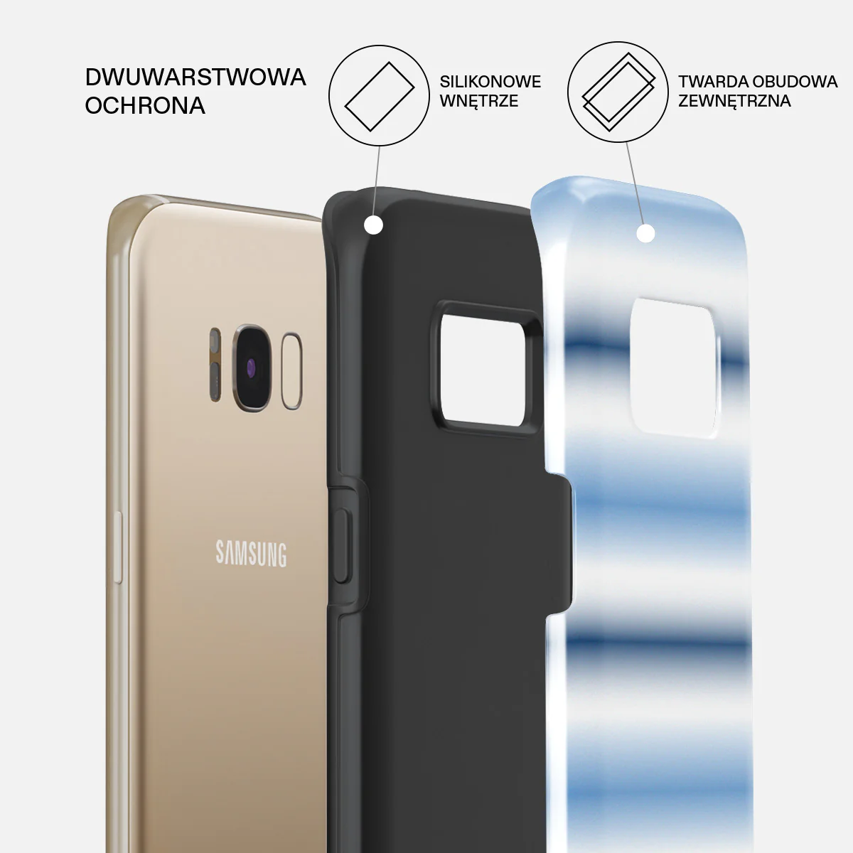 White Noise - Samsung Galaxy S8 Etui - Image 6