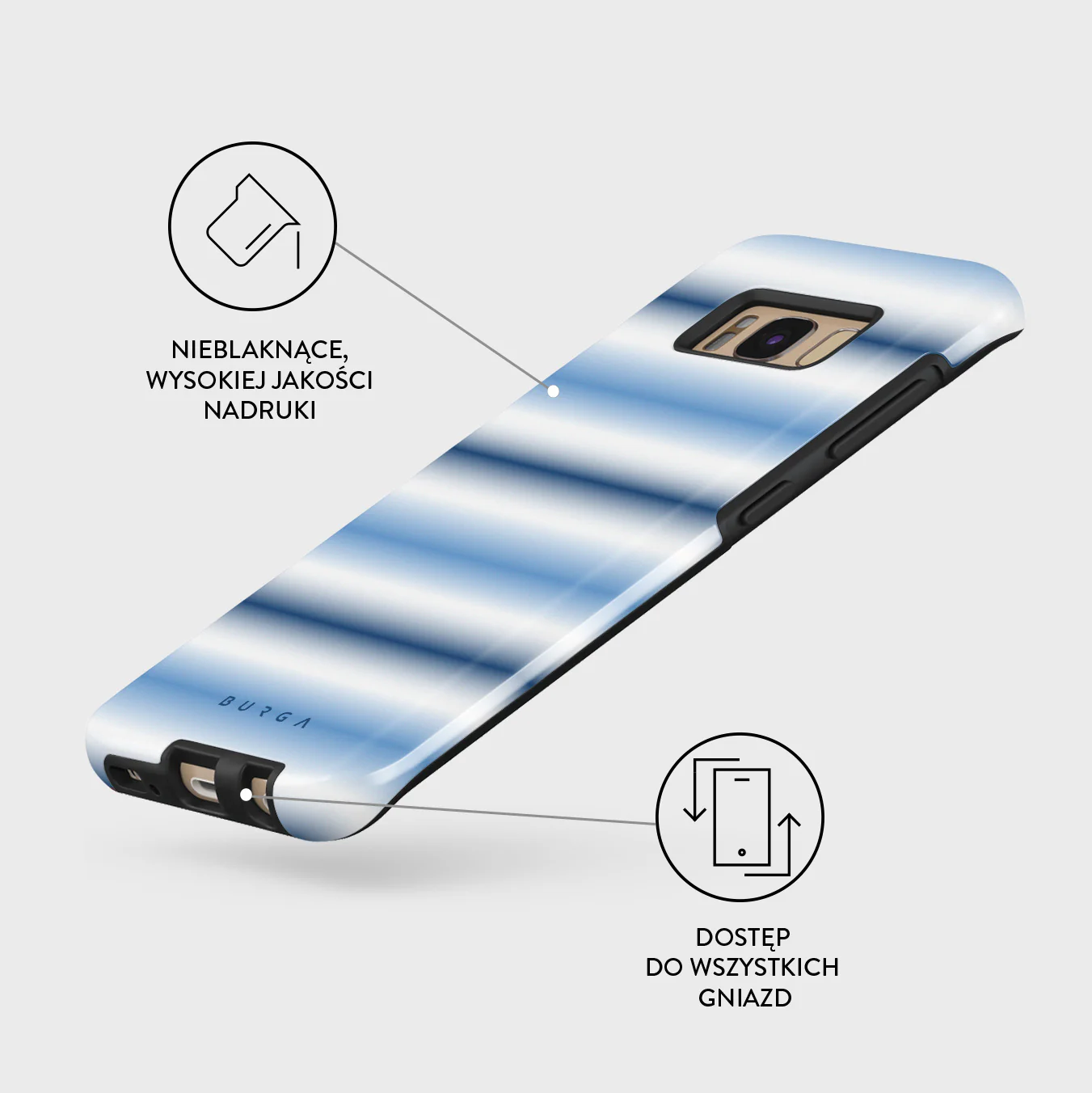 White Noise - Samsung Galaxy S8 Etui - Image 7