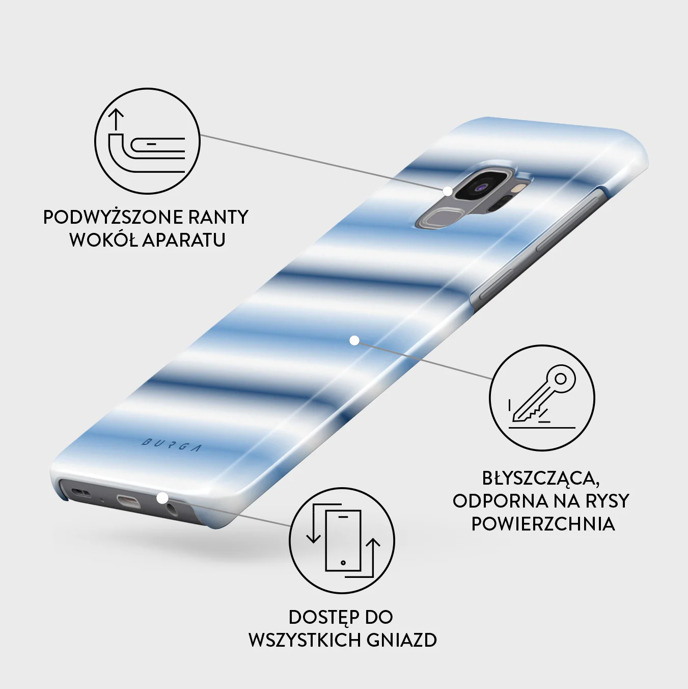 White Noise - Samsung Galaxy S9 Etui - Image 3