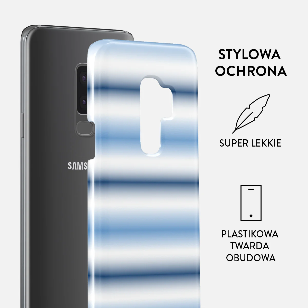 White Noise - Samsung Galaxy S9 Plus Etui - Image 2
