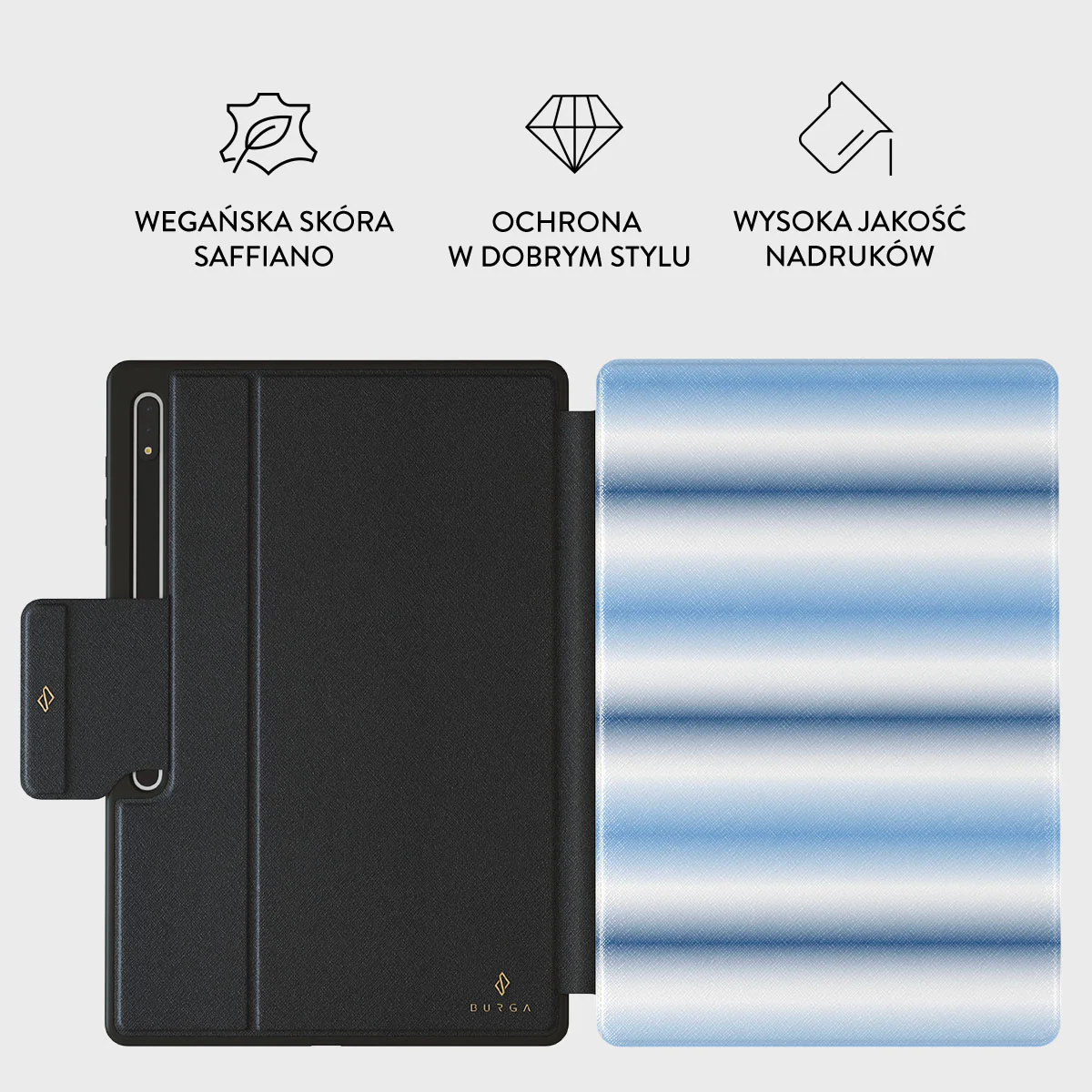 White Noise - Etui na Samsung Galaxy Tab S10 Ultra - Image 2