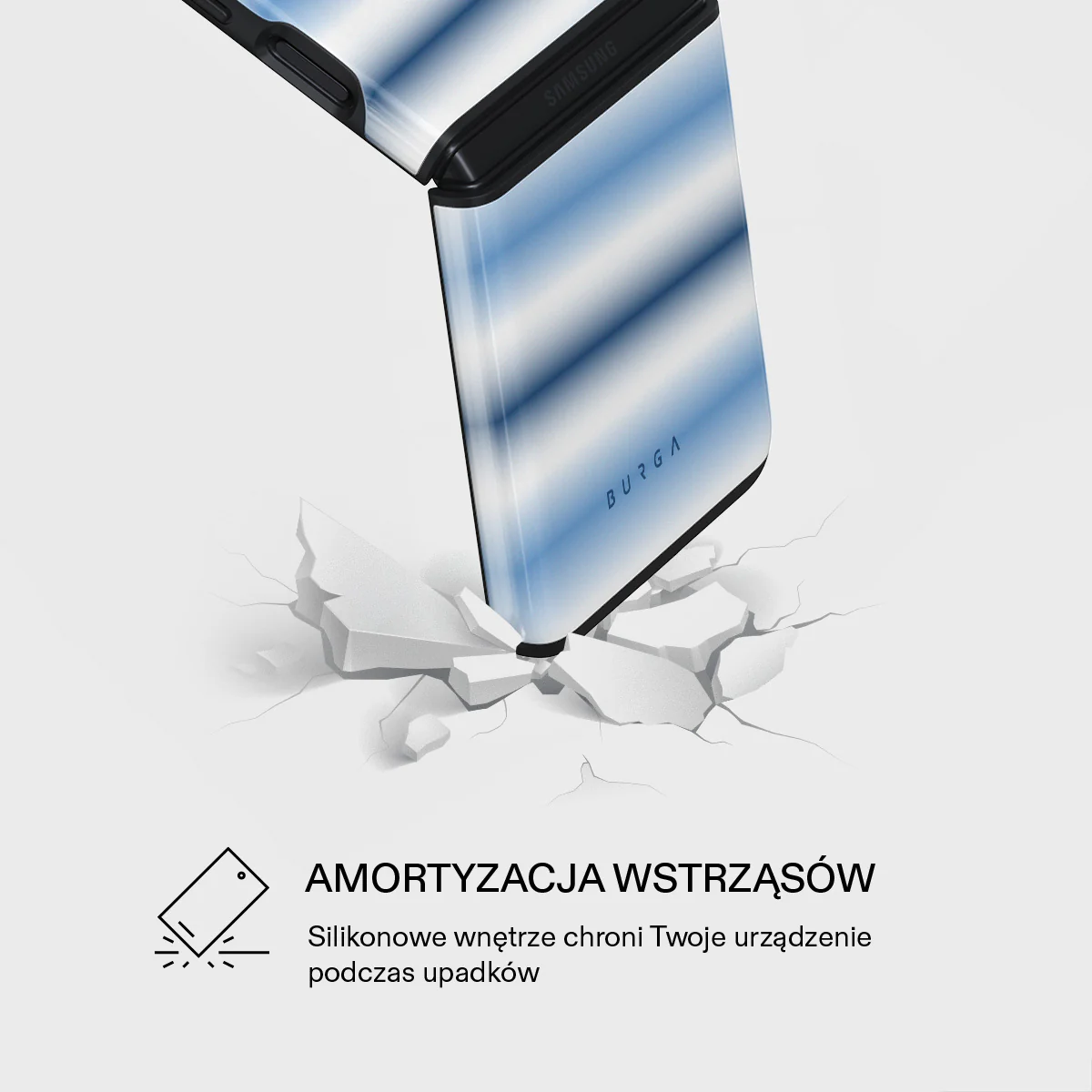 White Noise - Samsung Galaxy Z Flip 4 Etui - Image 10