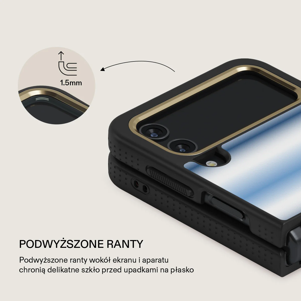 White Noise - Samsung Galaxy Z Flip 4 Etui - Image 17