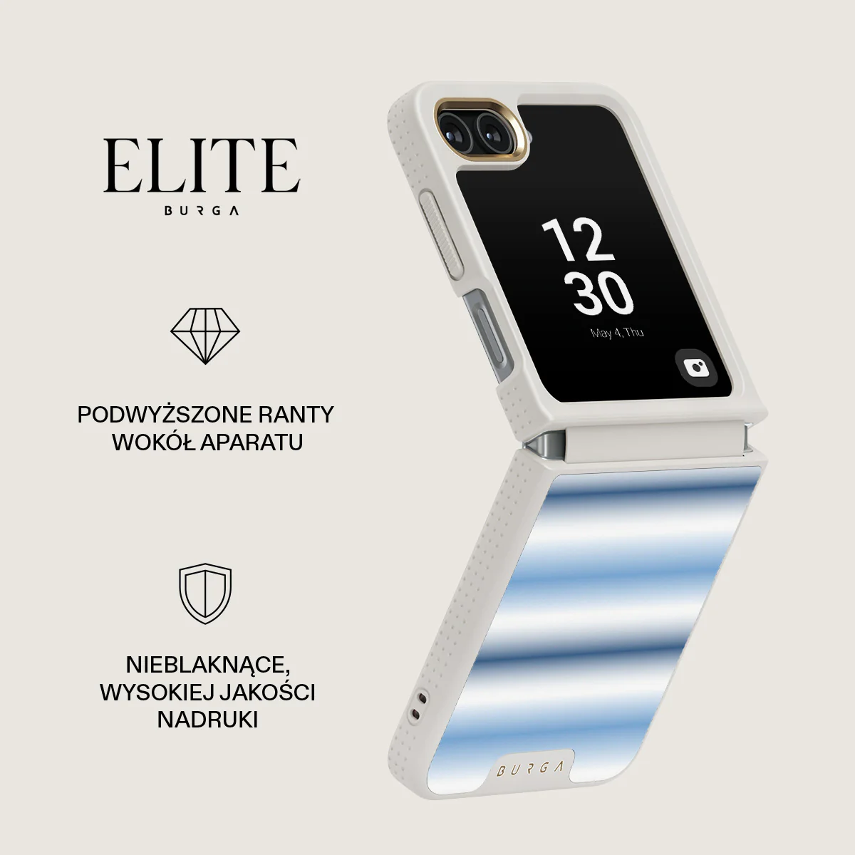 White Noise - Samsung Galaxy Z Flip 5 Etui - Image 23