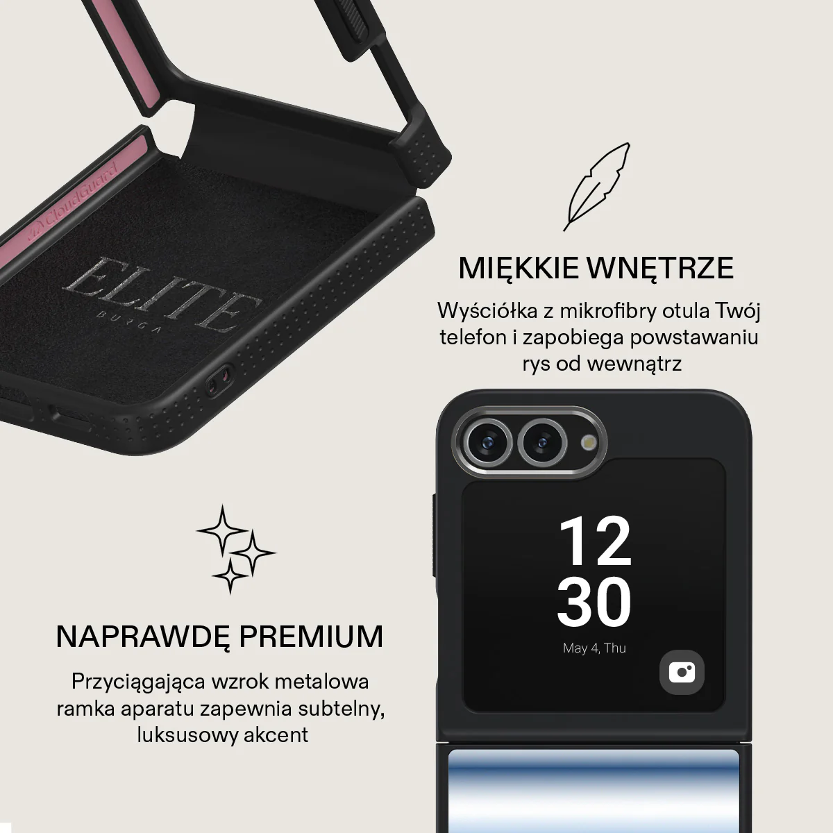 White Noise - Samsung Galaxy Z Flip 6 Etui - Image 18