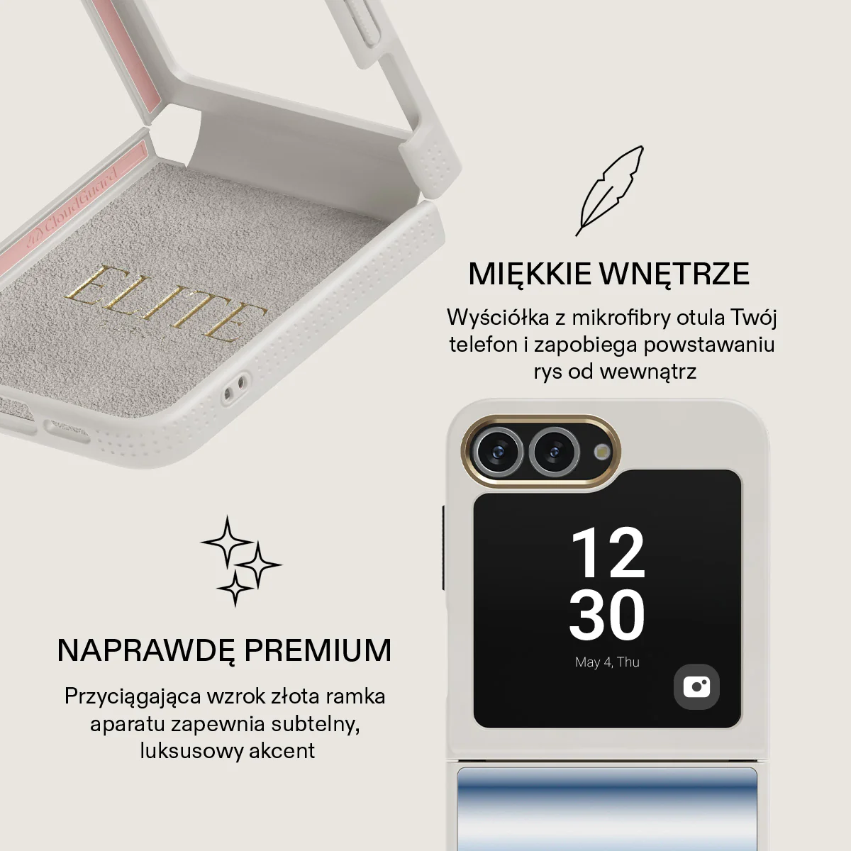White Noise - Samsung Galaxy Z Flip 6 Etui - Image 25