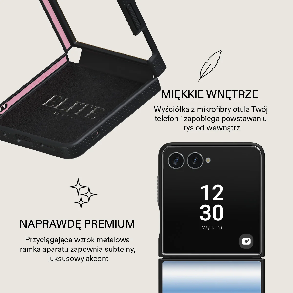 White Noise - Samsung Galaxy Z Flip 7 Etui - Image 17