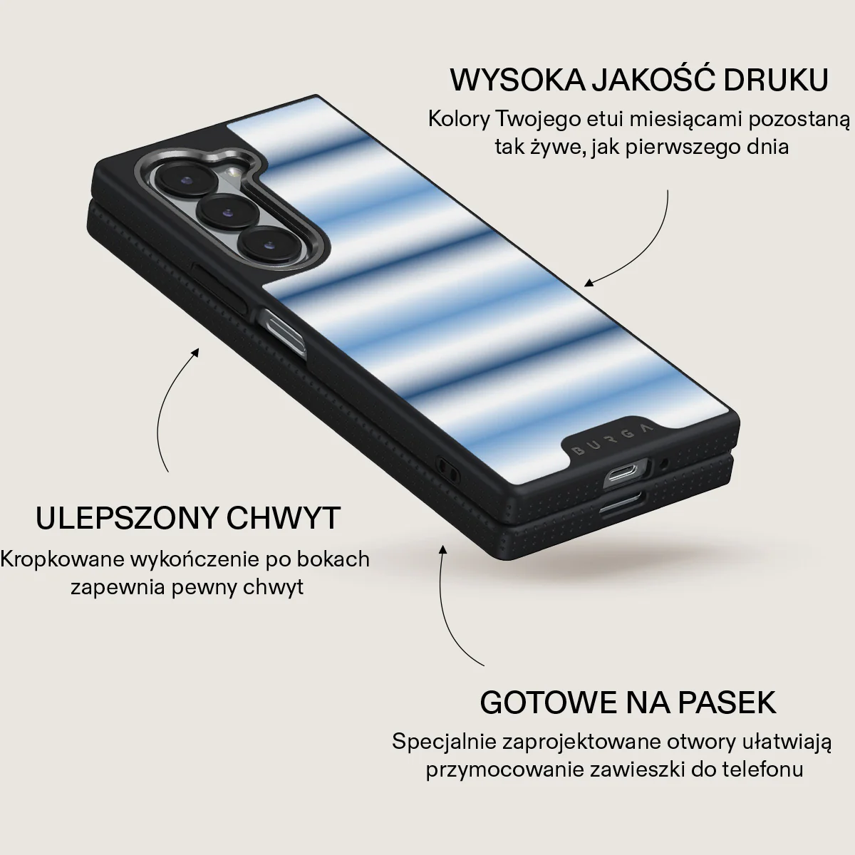White Noise - Samsung Galaxy Z Fold 6 Etui - Image 12