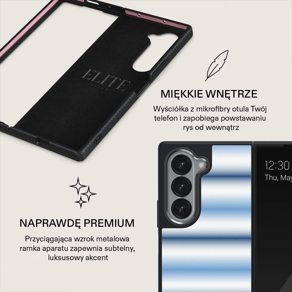 White Noise - Samsung Galaxy Z Fold 6 Etui - Image 13