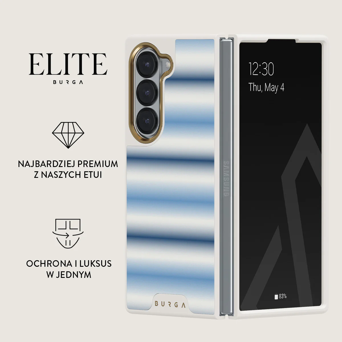 White Noise - Samsung Galaxy Z Fold 6 Etui - Image 16