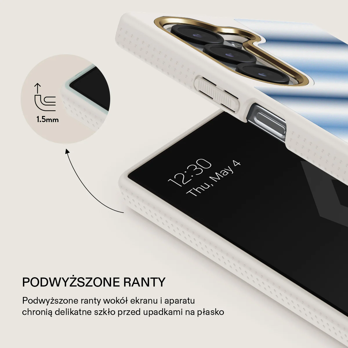 White Noise - Samsung Galaxy Z Fold 6 Etui - Image 18