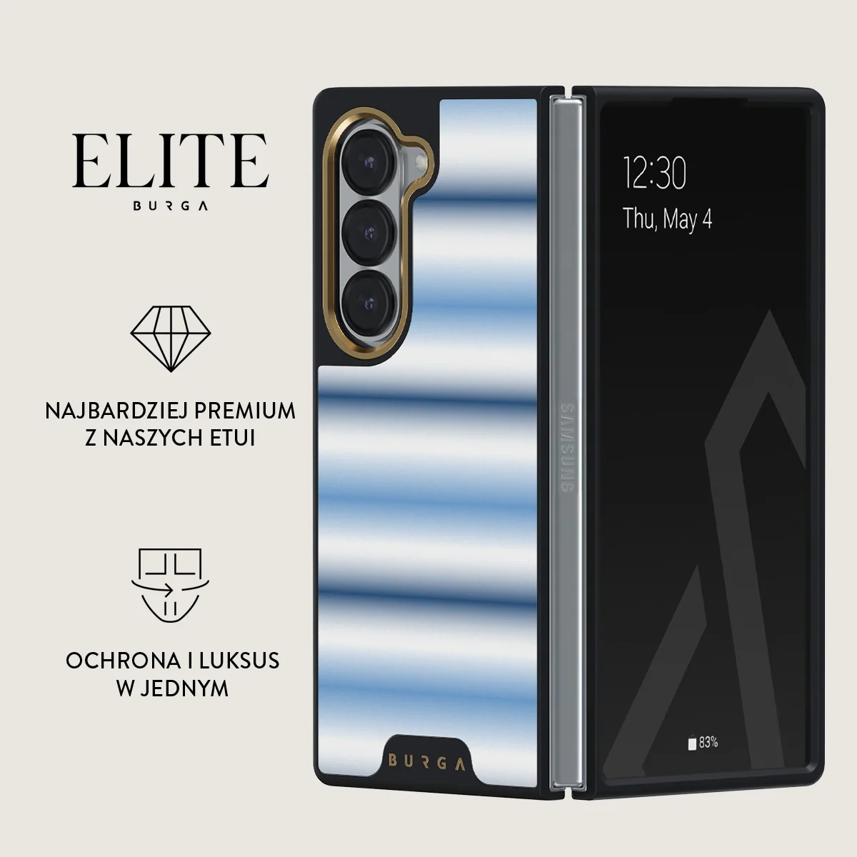 White Noise - Samsung Galaxy Z Fold 6 Etui - Image 2