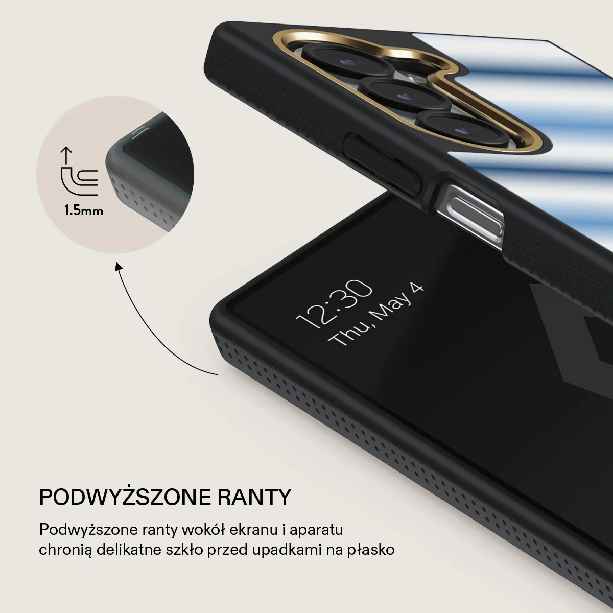 White Noise - Samsung Galaxy Z Fold 6 Etui - Image 4