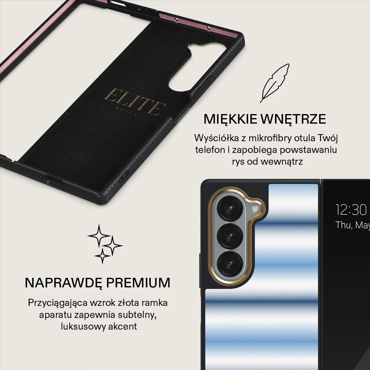 White Noise - Samsung Galaxy Z Fold 6 Etui - Image 6