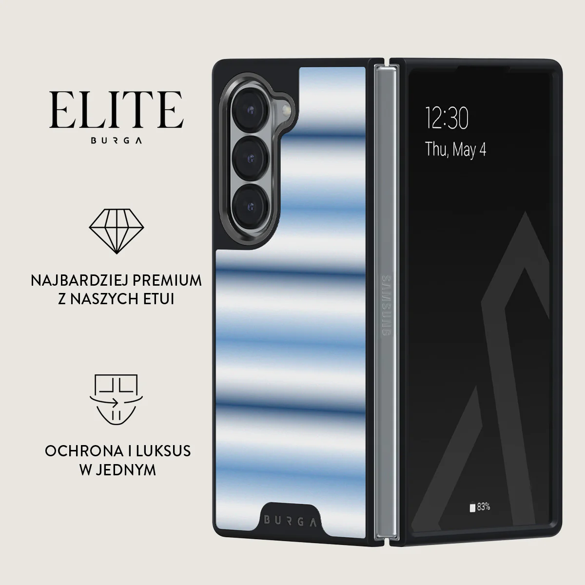 White Noise - Samsung Galaxy Z Fold 6 Etui - Image 9