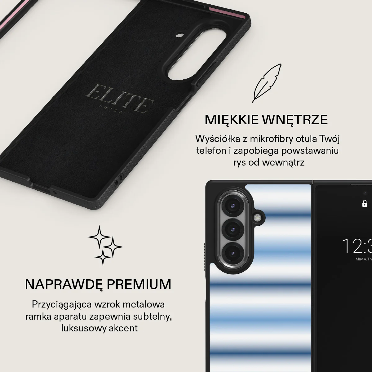 White Noise - Samsung Galaxy Z Fold 7 Etui - Image 13