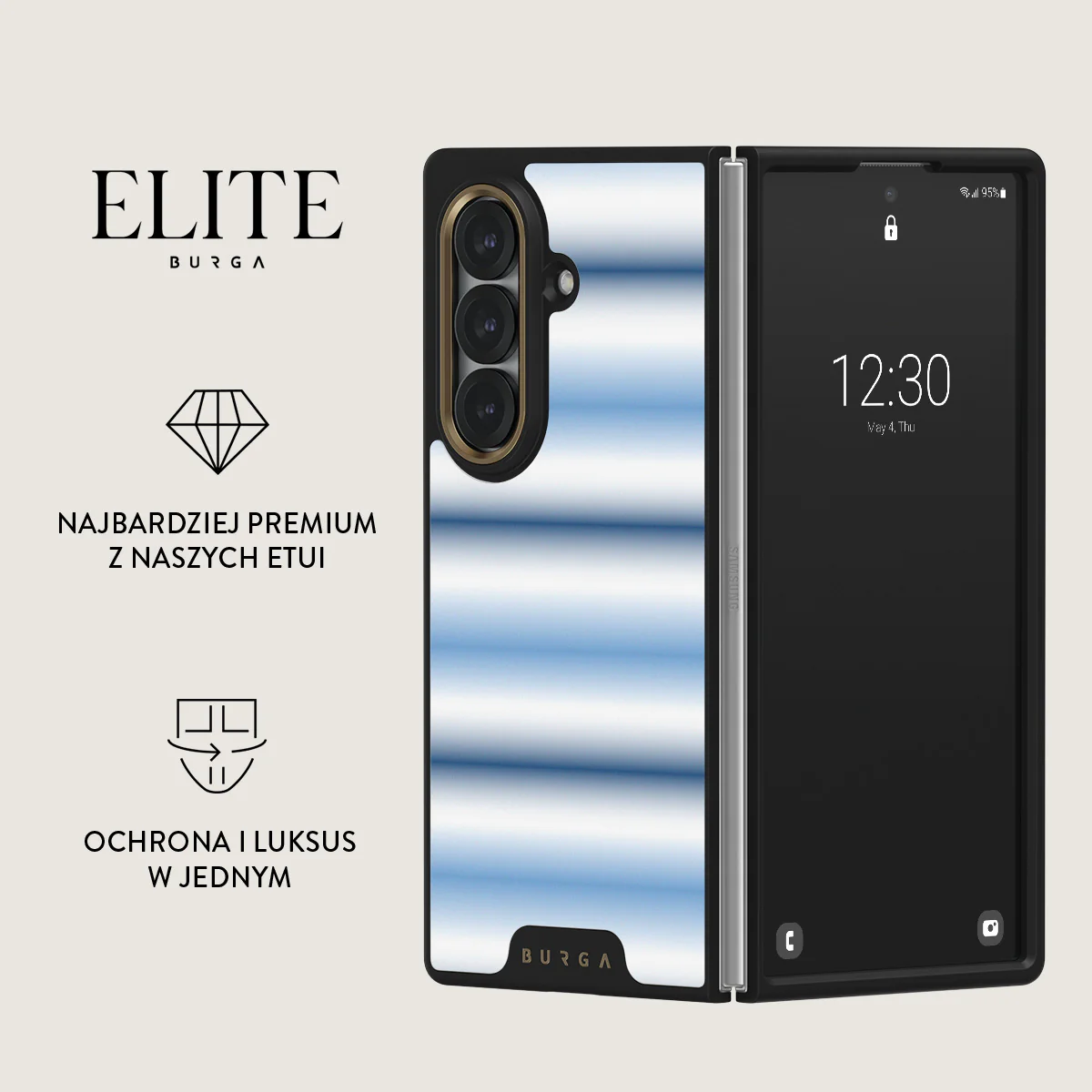 White Noise - Samsung Galaxy Z Fold 7 Etui - Image 2