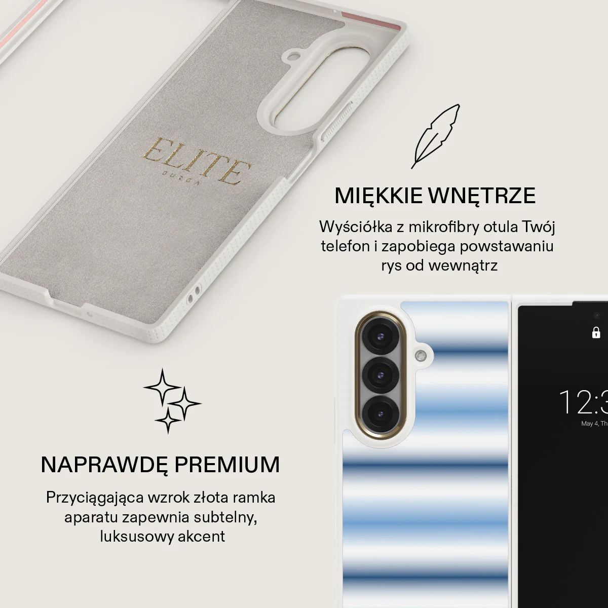 White Noise - Samsung Galaxy Z Fold 7 Etui - Image 20