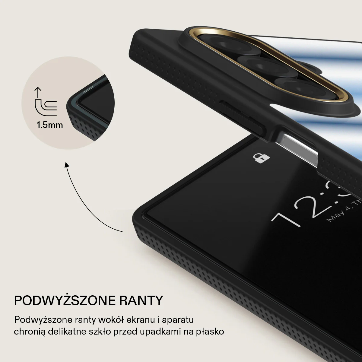 White Noise - Samsung Galaxy Z Fold 7 Etui - Image 4