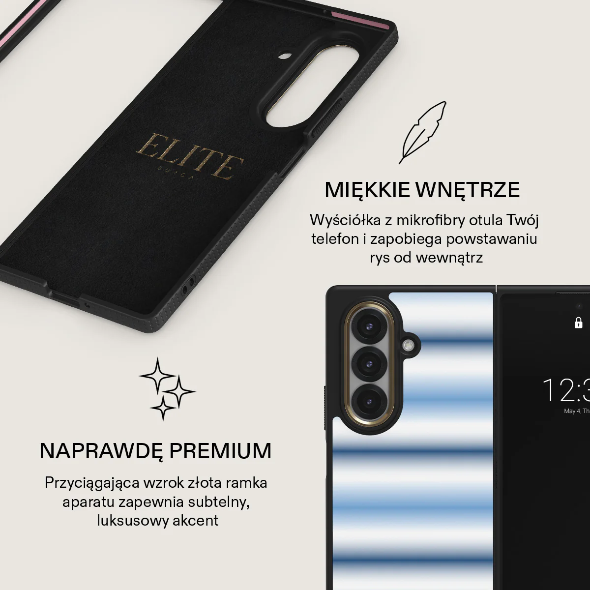 White Noise - Samsung Galaxy Z Fold 7 Etui - Image 6