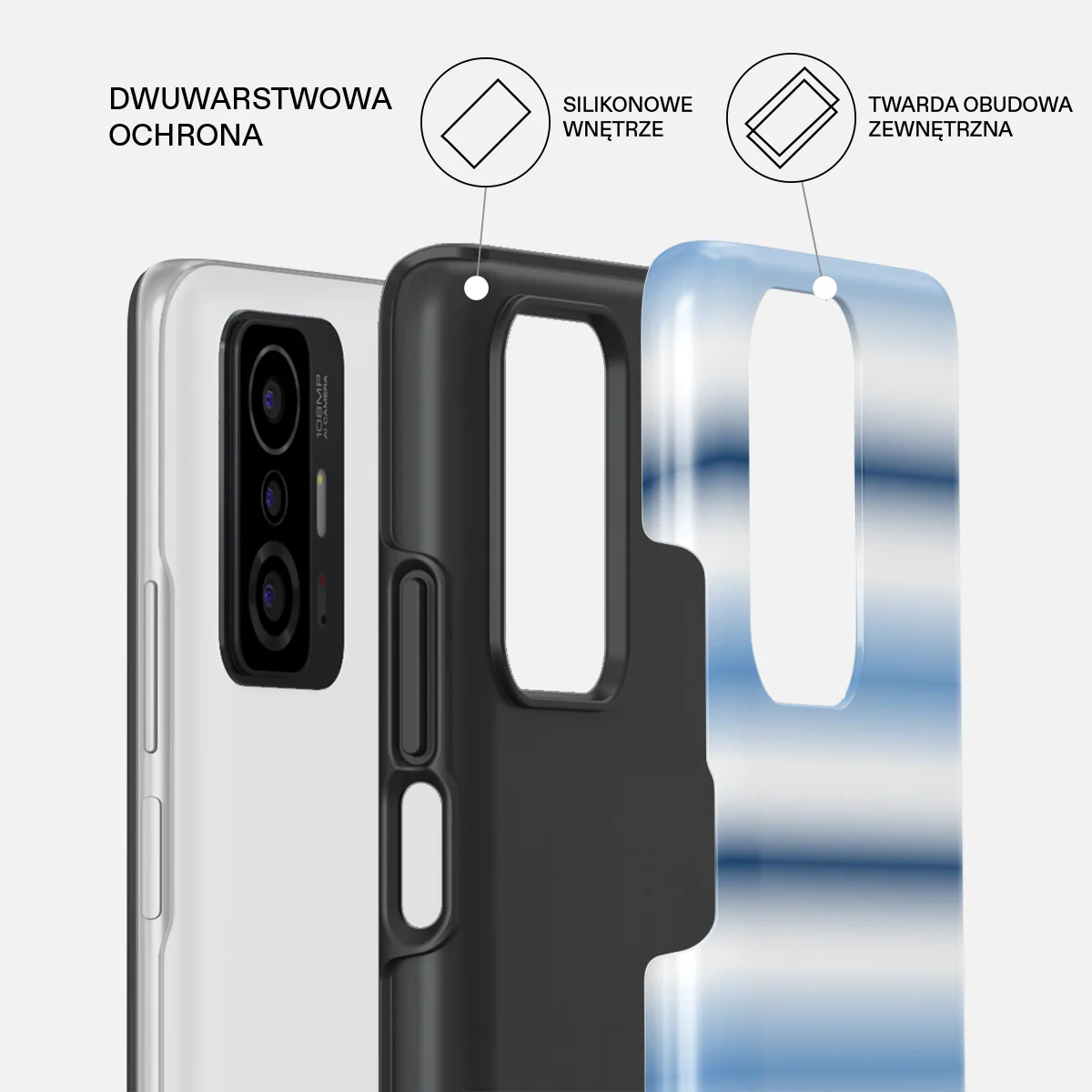 White Noise - Xiaomi 11T / 11T Pro Etui - Image 2