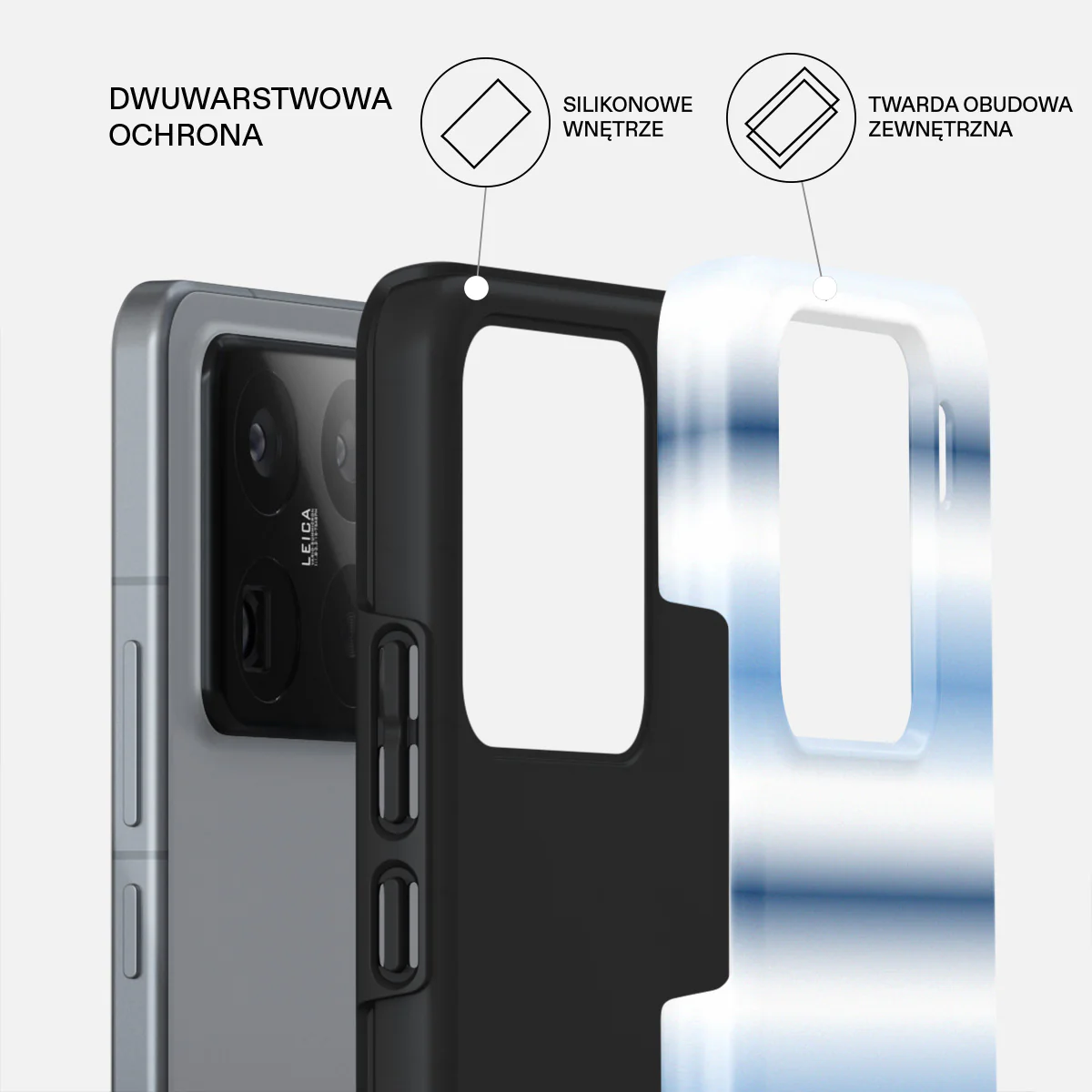 White Noise - Xiaomi 15 Pro Etui - Image 2