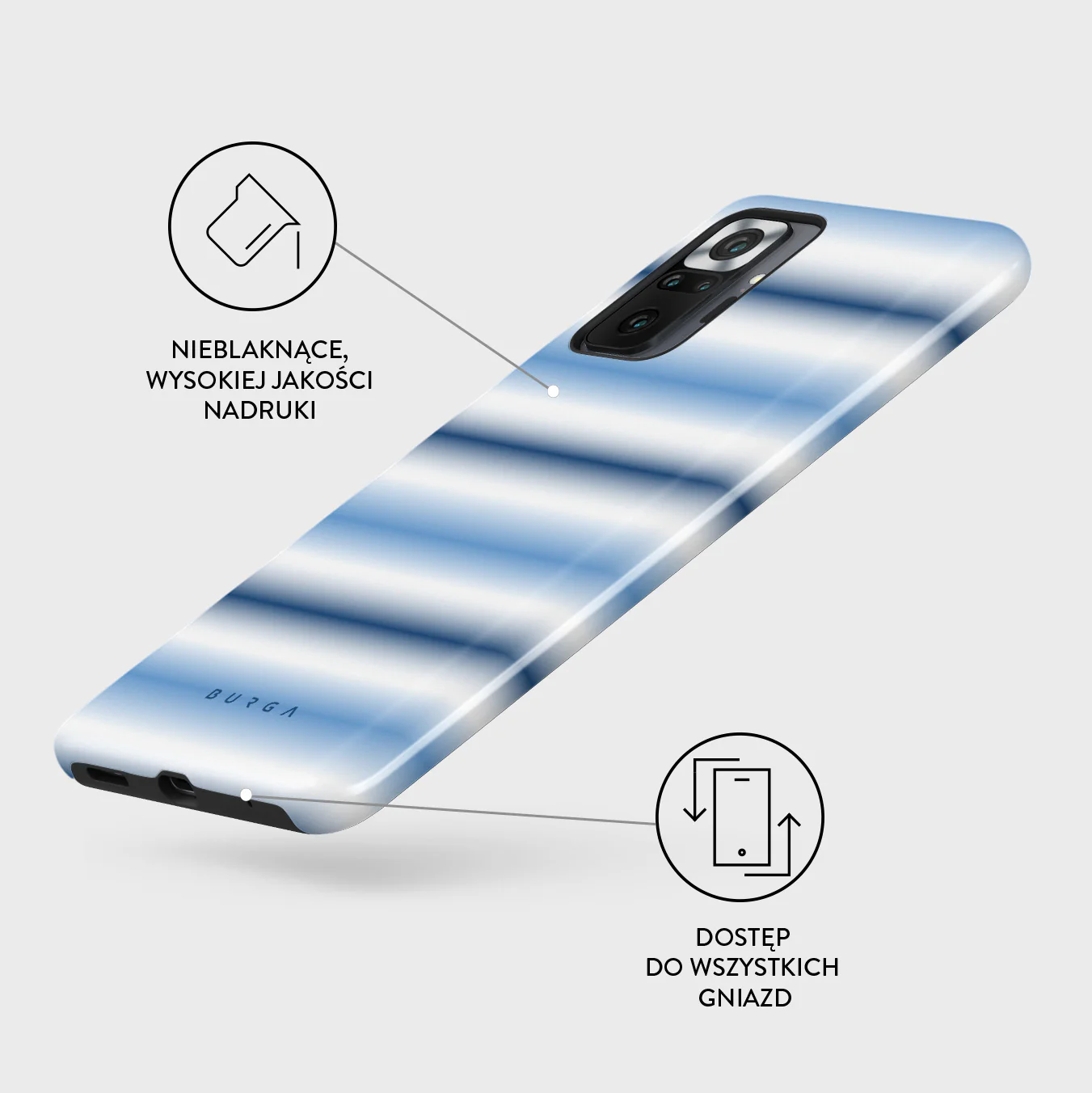 White Noise - Xiaomi Redmi Note 10 Pro Etui - Image 3