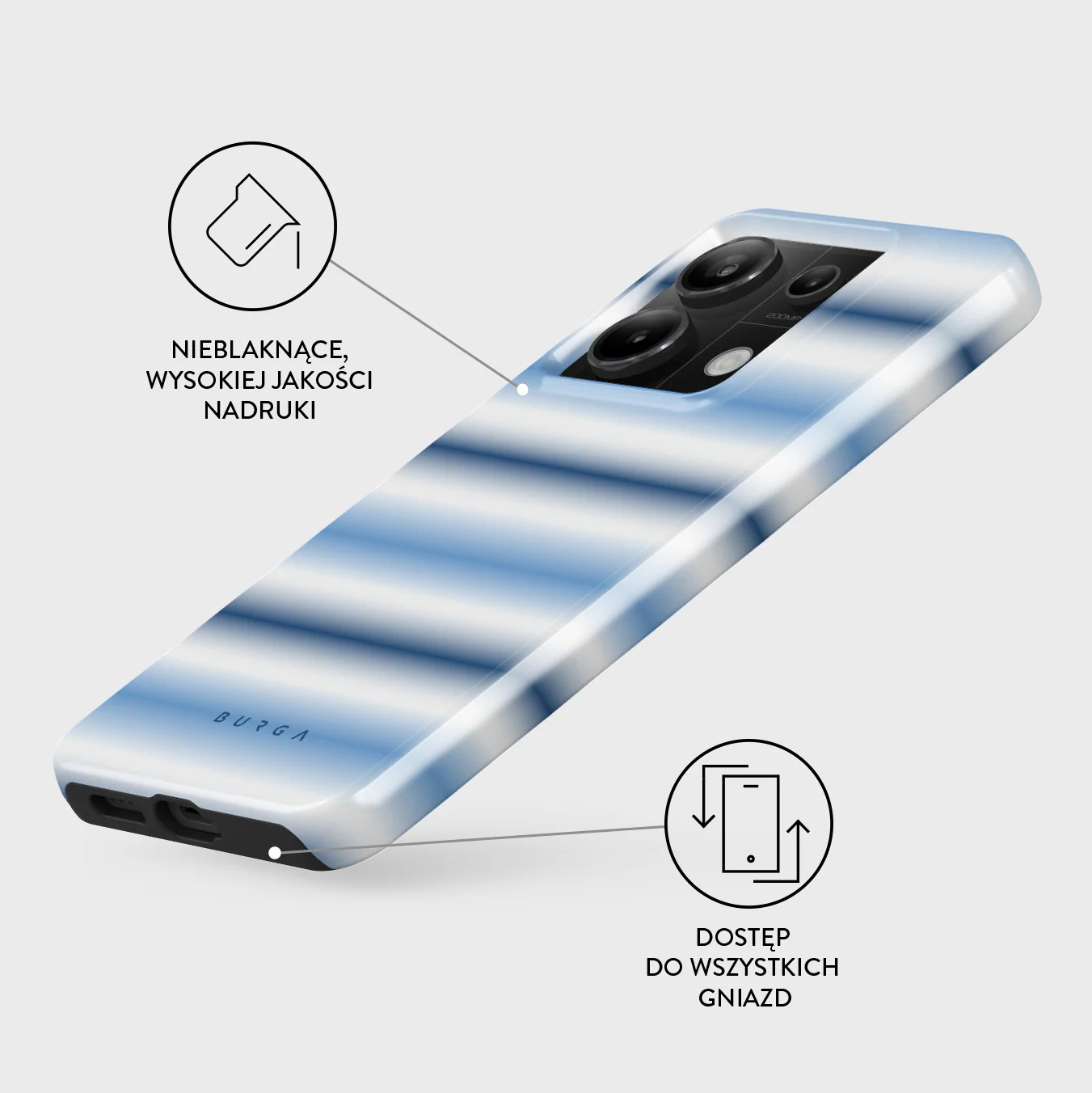 White Noise - Xiaomi Redmi Note 13 Pro 5G Etui - Image 3