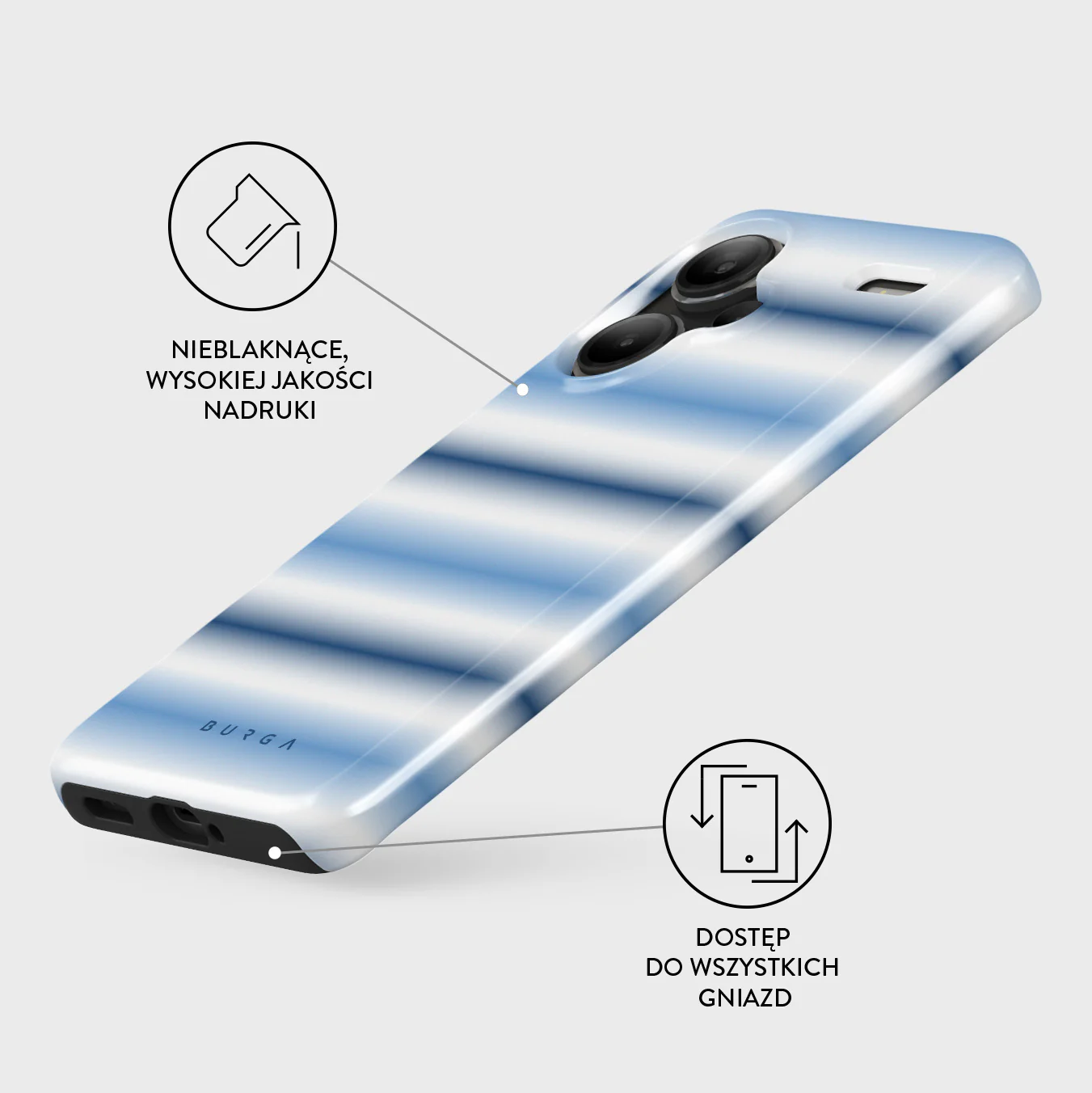 White Noise - Xiaomi Redmi Note 13 Pro+ 5G Etui - Image 3