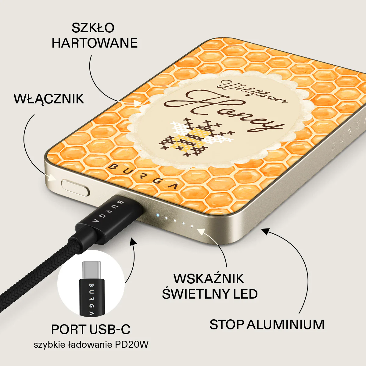 Wildflower Honey - Magnetyczny power bank - Image 10
