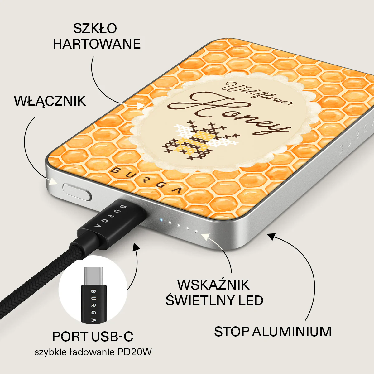 Wildflower Honey - Magnetyczny power bank - Image 15