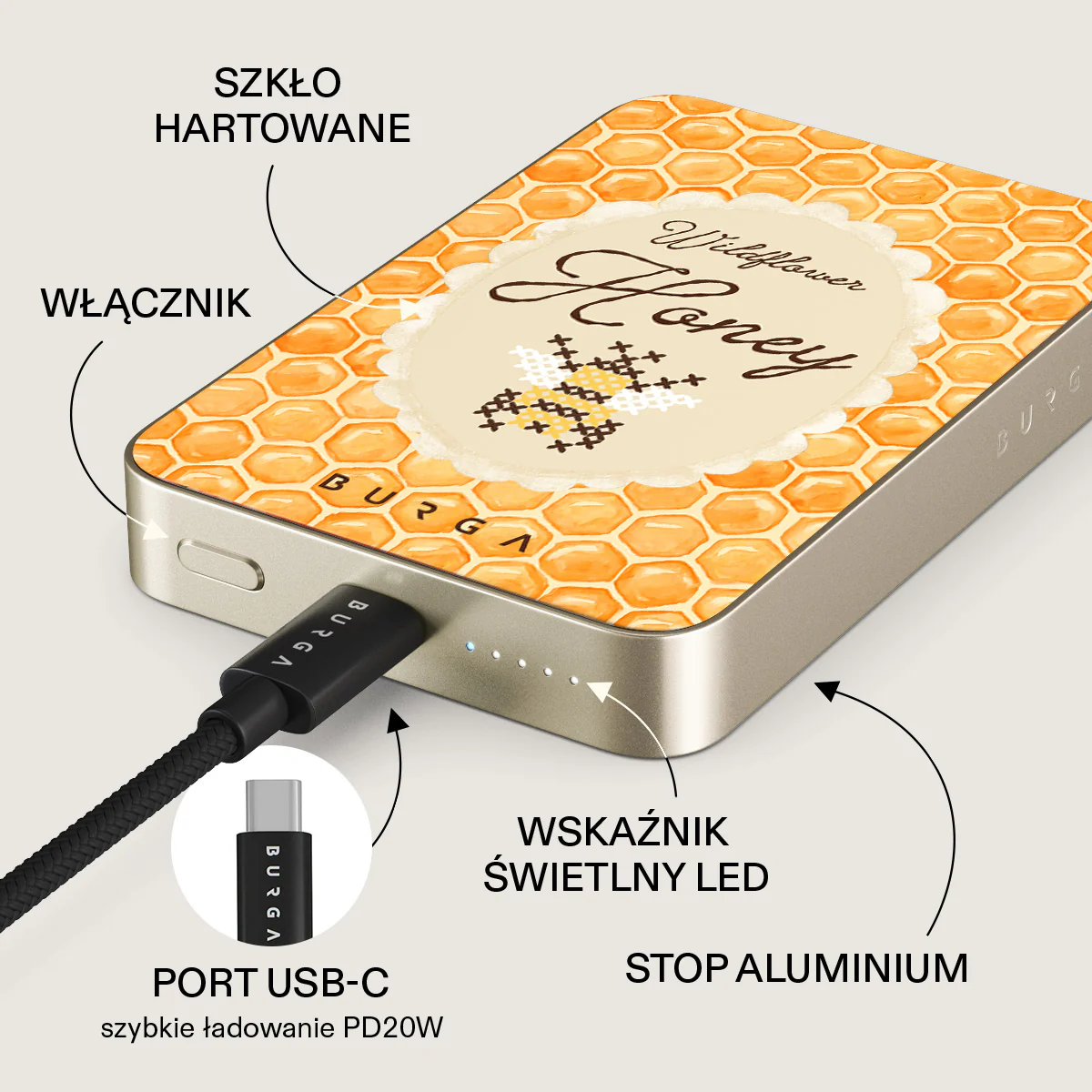 Wildflower Honey - Magnetyczny power bank - Image 25