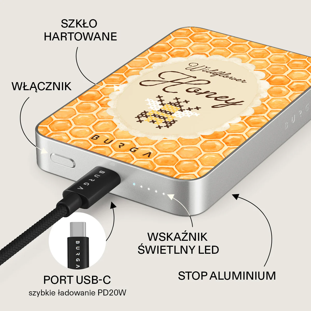 Wildflower Honey - Magnetyczny power bank - Image 30